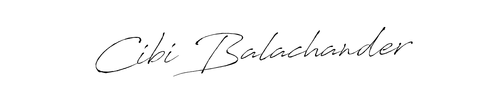 The best way (Antro_Vectra) to make a short signature is to pick only two or three words in your name. The name Cibi Balachander include a total of six letters. For converting this name. Cibi Balachander signature style 6 images and pictures png