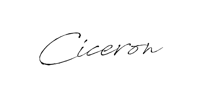 Create a beautiful signature design for name Ciceron. With this signature (Antro_Vectra) fonts, you can make a handwritten signature for free. Ciceron signature style 6 images and pictures png