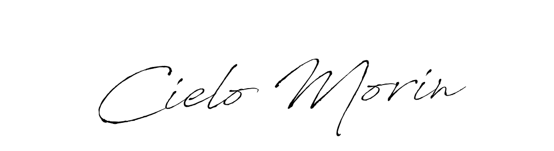 The best way (Antro_Vectra) to make a short signature is to pick only two or three words in your name. The name Cielo Morin include a total of six letters. For converting this name. Cielo Morin signature style 6 images and pictures png