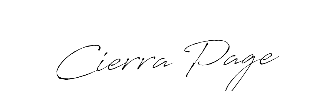 Use a signature maker to create a handwritten signature online. With this signature software, you can design (Antro_Vectra) your own signature for name Cierra Page. Cierra Page signature style 6 images and pictures png