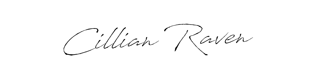 How to make Cillian Raven name signature. Use Antro_Vectra style for creating short signs online. This is the latest handwritten sign. Cillian Raven signature style 6 images and pictures png