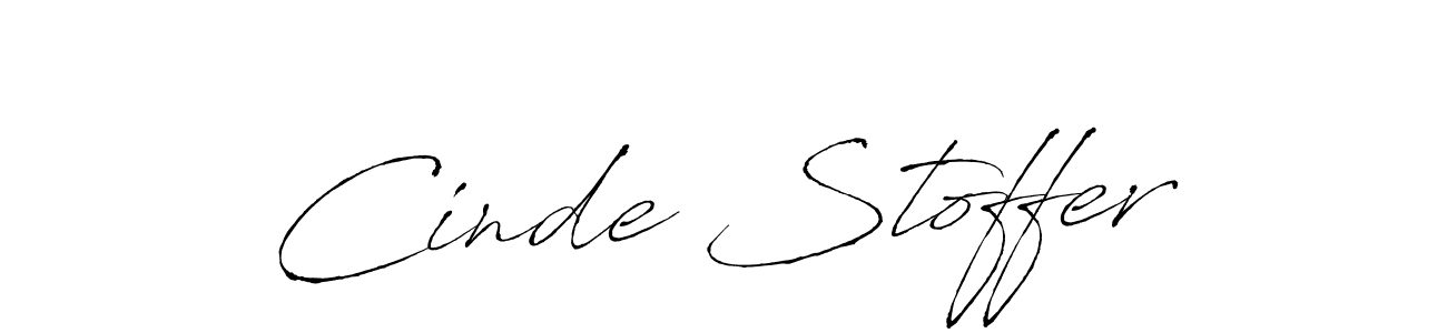 The best way (Antro_Vectra) to make a short signature is to pick only two or three words in your name. The name Cinde Stoffer include a total of six letters. For converting this name. Cinde Stoffer signature style 6 images and pictures png