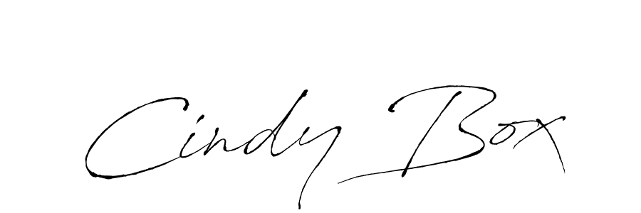 Create a beautiful signature design for name Cindy Box. With this signature (Antro_Vectra) fonts, you can make a handwritten signature for free. Cindy Box signature style 6 images and pictures png
