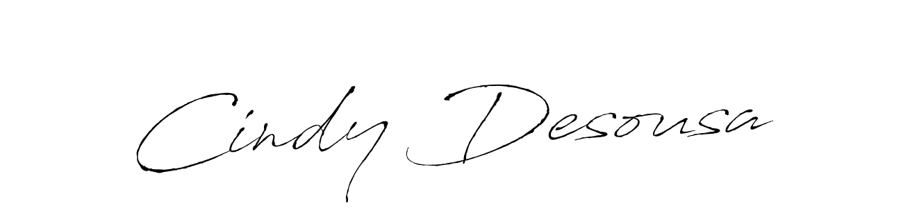 You should practise on your own different ways (Antro_Vectra) to write your name (Cindy Desousa) in signature. don't let someone else do it for you. Cindy Desousa signature style 6 images and pictures png