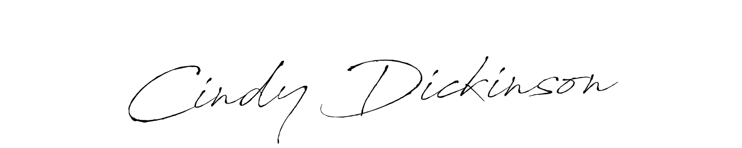 Cindy Dickinson stylish signature style. Best Handwritten Sign (Antro_Vectra) for my name. Handwritten Signature Collection Ideas for my name Cindy Dickinson. Cindy Dickinson signature style 6 images and pictures png