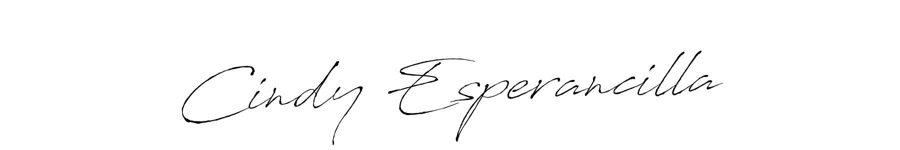 Also we have Cindy Esperancilla name is the best signature style. Create professional handwritten signature collection using Antro_Vectra autograph style. Cindy Esperancilla signature style 6 images and pictures png