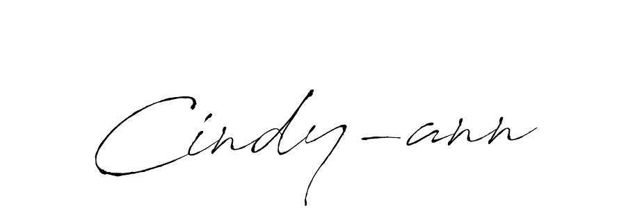 Cindy-ann stylish signature style. Best Handwritten Sign (Antro_Vectra) for my name. Handwritten Signature Collection Ideas for my name Cindy-ann. Cindy-ann signature style 6 images and pictures png