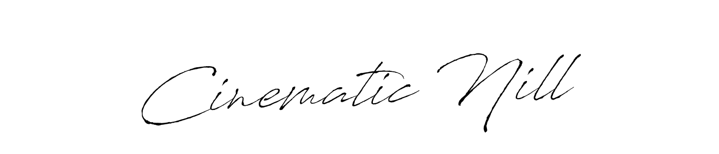 You should practise on your own different ways (Antro_Vectra) to write your name (Cinematic Nill) in signature. don't let someone else do it for you. Cinematic Nill signature style 6 images and pictures png
