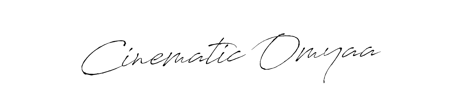 You should practise on your own different ways (Antro_Vectra) to write your name (Cinematic Omyaa) in signature. don't let someone else do it for you. Cinematic Omyaa signature style 6 images and pictures png