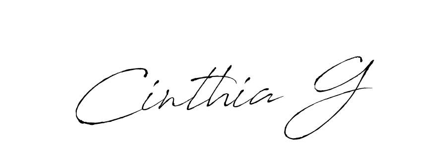 You should practise on your own different ways (Antro_Vectra) to write your name (Cinthia G) in signature. don't let someone else do it for you. Cinthia G signature style 6 images and pictures png