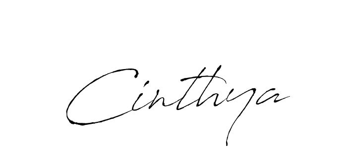 Make a beautiful signature design for name Cinthya. Use this online signature maker to create a handwritten signature for free. Cinthya signature style 6 images and pictures png