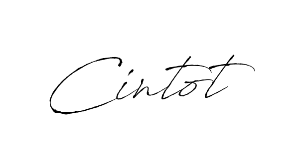 Make a beautiful signature design for name Cintot. With this signature (Antro_Vectra) style, you can create a handwritten signature for free. Cintot signature style 6 images and pictures png