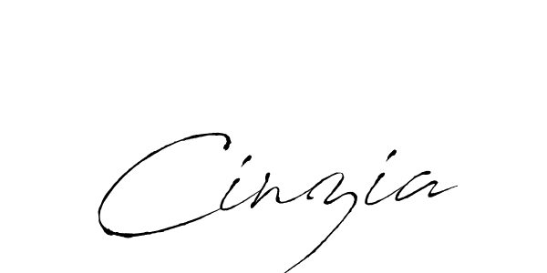 Make a beautiful signature design for name Cinzia. With this signature (Antro_Vectra) style, you can create a handwritten signature for free. Cinzia signature style 6 images and pictures png