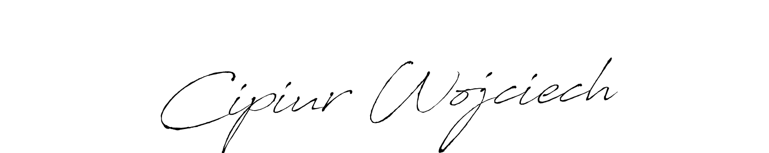 This is the best signature style for the Cipiur Wojciech name. Also you like these signature font (Antro_Vectra). Mix name signature. Cipiur Wojciech signature style 6 images and pictures png