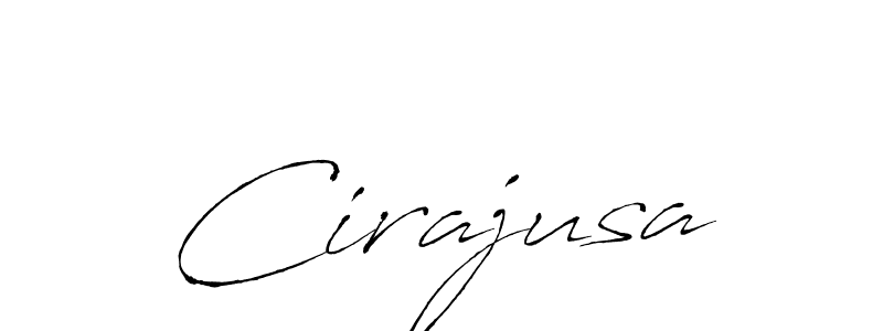 Create a beautiful signature design for name Cirajusa. With this signature (Antro_Vectra) fonts, you can make a handwritten signature for free. Cirajusa signature style 6 images and pictures png