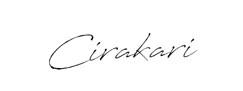 Antro_Vectra is a professional signature style that is perfect for those who want to add a touch of class to their signature. It is also a great choice for those who want to make their signature more unique. Get Cirakari name to fancy signature for free. Cirakari signature style 6 images and pictures png