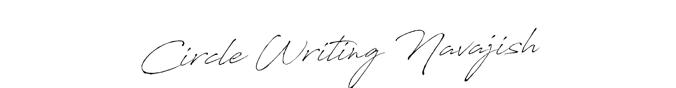 Antro_Vectra is a professional signature style that is perfect for those who want to add a touch of class to their signature. It is also a great choice for those who want to make their signature more unique. Get Circle Writing Navajish name to fancy signature for free. Circle Writing Navajish signature style 6 images and pictures png