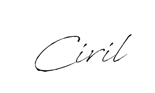 The best way (Antro_Vectra) to make a short signature is to pick only two or three words in your name. The name Ciril include a total of six letters. For converting this name. Ciril signature style 6 images and pictures png