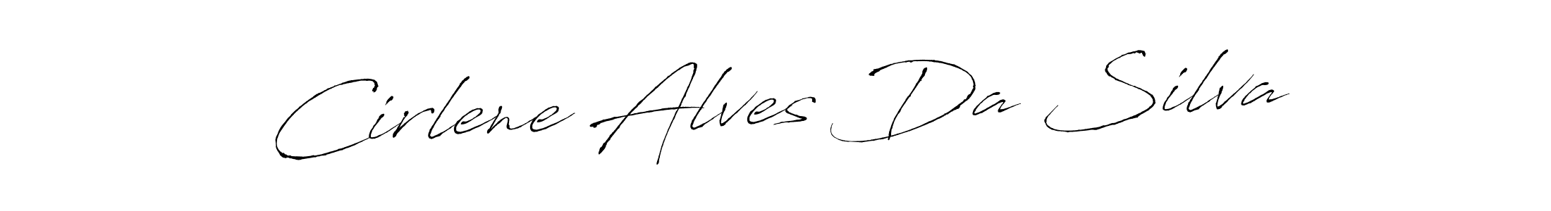 Antro_Vectra is a professional signature style that is perfect for those who want to add a touch of class to their signature. It is also a great choice for those who want to make their signature more unique. Get Cirlene Alves Da Silva name to fancy signature for free. Cirlene Alves Da Silva signature style 6 images and pictures png
