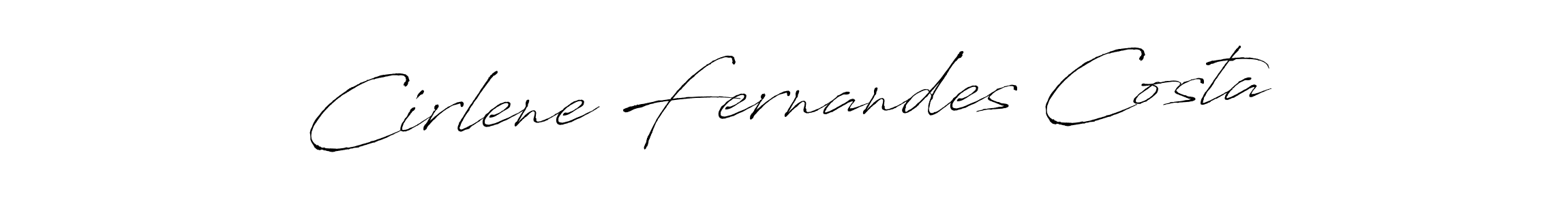 Make a beautiful signature design for name Cirlene Fernandes Costa. Use this online signature maker to create a handwritten signature for free. Cirlene Fernandes Costa signature style 6 images and pictures png