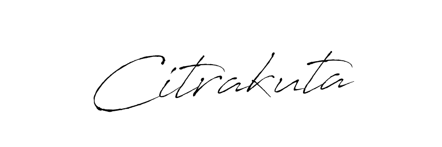 Also we have Citrakuta name is the best signature style. Create professional handwritten signature collection using Antro_Vectra autograph style. Citrakuta signature style 6 images and pictures png