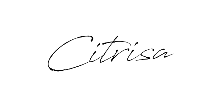 Citrisa stylish signature style. Best Handwritten Sign (Antro_Vectra) for my name. Handwritten Signature Collection Ideas for my name Citrisa. Citrisa signature style 6 images and pictures png