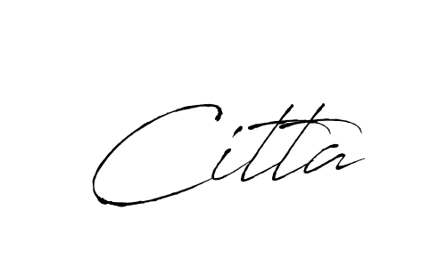 How to make Citta name signature. Use Antro_Vectra style for creating short signs online. This is the latest handwritten sign. Citta signature style 6 images and pictures png