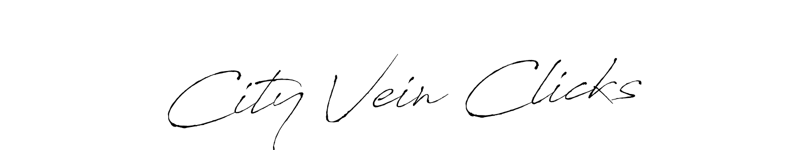City Vein Clicks stylish signature style. Best Handwritten Sign (Antro_Vectra) for my name. Handwritten Signature Collection Ideas for my name City Vein Clicks. City Vein Clicks signature style 6 images and pictures png