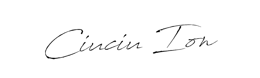 You should practise on your own different ways (Antro_Vectra) to write your name (Ciuciu Ion) in signature. don't let someone else do it for you. Ciuciu Ion signature style 6 images and pictures png