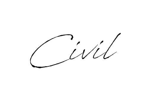 How to Draw Civil signature style? Antro_Vectra is a latest design signature styles for name Civil. Civil signature style 6 images and pictures png