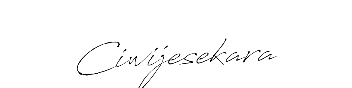 Antro_Vectra is a professional signature style that is perfect for those who want to add a touch of class to their signature. It is also a great choice for those who want to make their signature more unique. Get Ciwijesekara name to fancy signature for free. Ciwijesekara signature style 6 images and pictures png