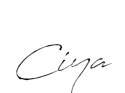 You should practise on your own different ways (Antro_Vectra) to write your name (Ciya) in signature. don't let someone else do it for you. Ciya signature style 6 images and pictures png