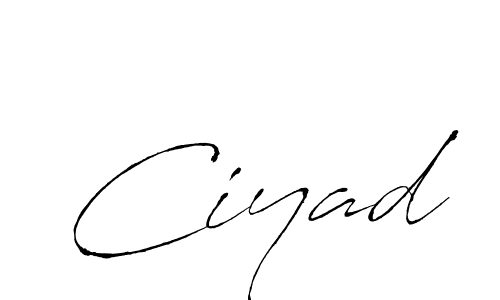 You should practise on your own different ways (Antro_Vectra) to write your name (Ciyad) in signature. don't let someone else do it for you. Ciyad signature style 6 images and pictures png