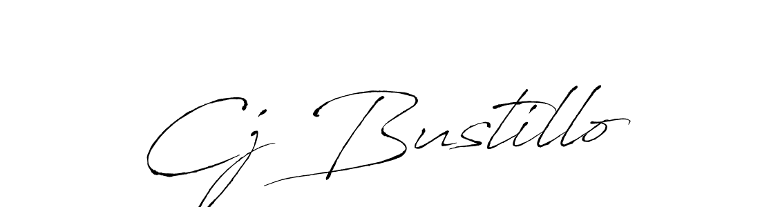 Make a beautiful signature design for name Cj Bustillo. With this signature (Antro_Vectra) style, you can create a handwritten signature for free. Cj Bustillo signature style 6 images and pictures png