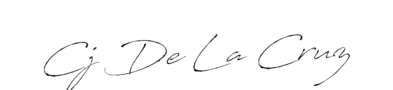 Create a beautiful signature design for name Cj De La Cruz. With this signature (Antro_Vectra) fonts, you can make a handwritten signature for free. Cj De La Cruz signature style 6 images and pictures png