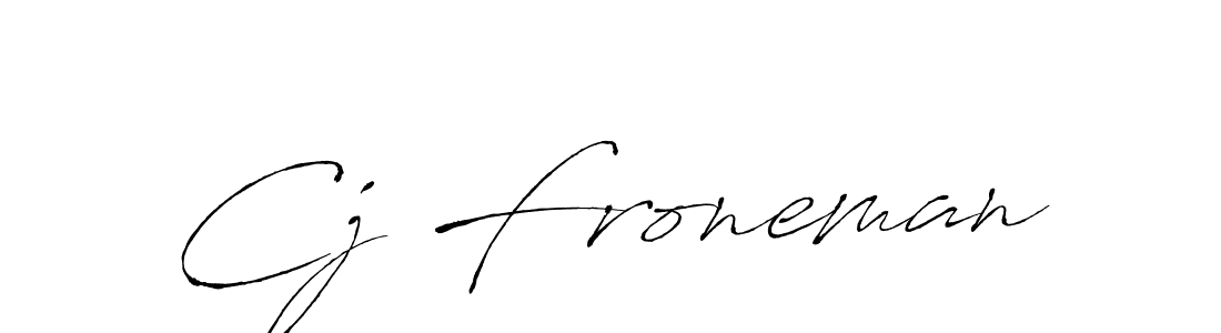 Use a signature maker to create a handwritten signature online. With this signature software, you can design (Antro_Vectra) your own signature for name Cj Froneman. Cj Froneman signature style 6 images and pictures png