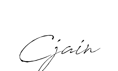 The best way (Antro_Vectra) to make a short signature is to pick only two or three words in your name. The name Cjain include a total of six letters. For converting this name. Cjain signature style 6 images and pictures png