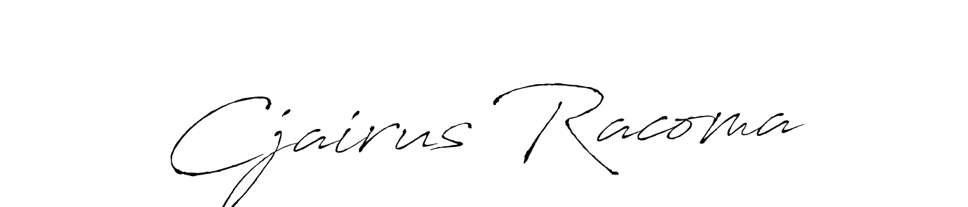 This is the best signature style for the Cjairus Racoma name. Also you like these signature font (Antro_Vectra). Mix name signature. Cjairus Racoma signature style 6 images and pictures png