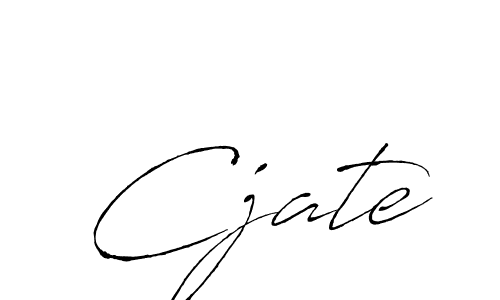 How to make Cjate signature? Antro_Vectra is a professional autograph style. Create handwritten signature for Cjate name. Cjate signature style 6 images and pictures png
