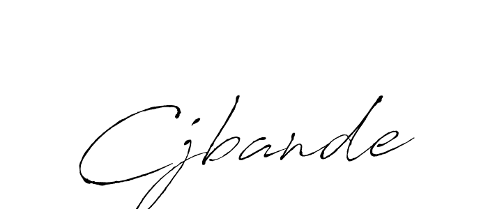 Cjbande stylish signature style. Best Handwritten Sign (Antro_Vectra) for my name. Handwritten Signature Collection Ideas for my name Cjbande. Cjbande signature style 6 images and pictures png