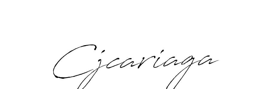 Make a beautiful signature design for name Cjcariaga. With this signature (Antro_Vectra) style, you can create a handwritten signature for free. Cjcariaga signature style 6 images and pictures png