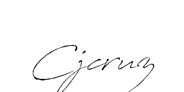 Cjcruz stylish signature style. Best Handwritten Sign (Antro_Vectra) for my name. Handwritten Signature Collection Ideas for my name Cjcruz. Cjcruz signature style 6 images and pictures png