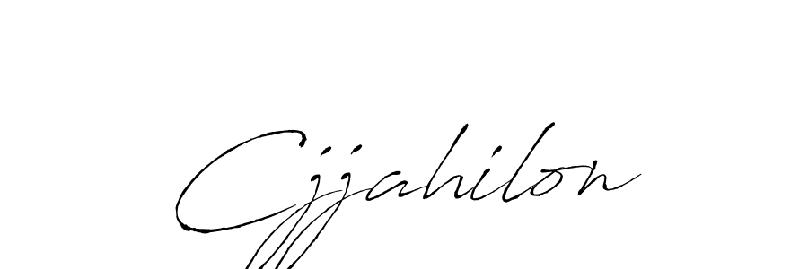Use a signature maker to create a handwritten signature online. With this signature software, you can design (Antro_Vectra) your own signature for name Cjjahilon. Cjjahilon signature style 6 images and pictures png