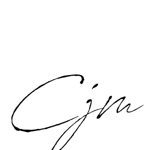 Also we have Cjm name is the best signature style. Create professional handwritten signature collection using Antro_Vectra autograph style. Cjm signature style 6 images and pictures png