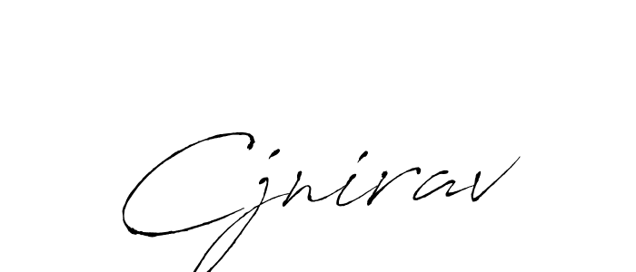 How to make Cjnirav name signature. Use Antro_Vectra style for creating short signs online. This is the latest handwritten sign. Cjnirav signature style 6 images and pictures png