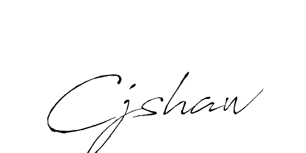 How to make Cjshaw signature? Antro_Vectra is a professional autograph style. Create handwritten signature for Cjshaw name. Cjshaw signature style 6 images and pictures png