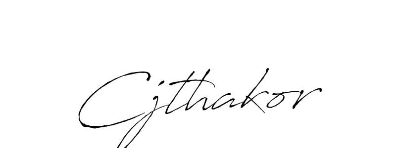 The best way (Antro_Vectra) to make a short signature is to pick only two or three words in your name. The name Cjthakor include a total of six letters. For converting this name. Cjthakor signature style 6 images and pictures png