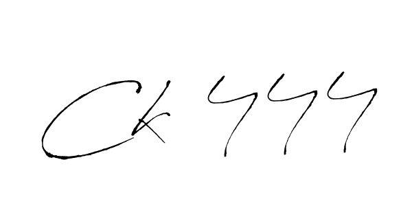 Also we have Ck 444 name is the best signature style. Create professional handwritten signature collection using Antro_Vectra autograph style. Ck 444 signature style 6 images and pictures png