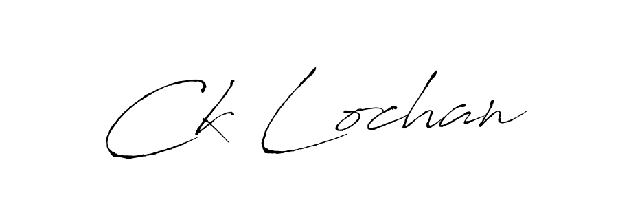 It looks lik you need a new signature style for name Ck Lochan. Design unique handwritten (Antro_Vectra) signature with our free signature maker in just a few clicks. Ck Lochan signature style 6 images and pictures png