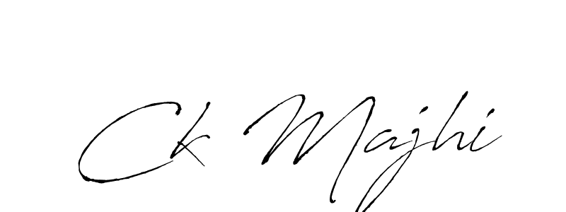 You should practise on your own different ways (Antro_Vectra) to write your name (Ck Majhi) in signature. don't let someone else do it for you. Ck Majhi signature style 6 images and pictures png
